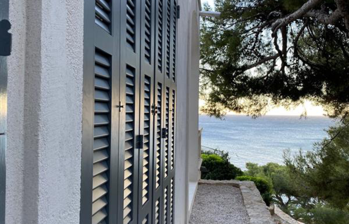 Volet pliant en aluminium