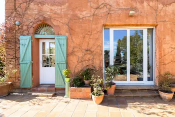 Porte d’entrée en bois 