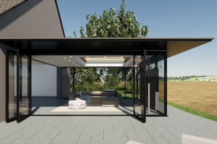 Avantages de l'extension de maison à toiture plate